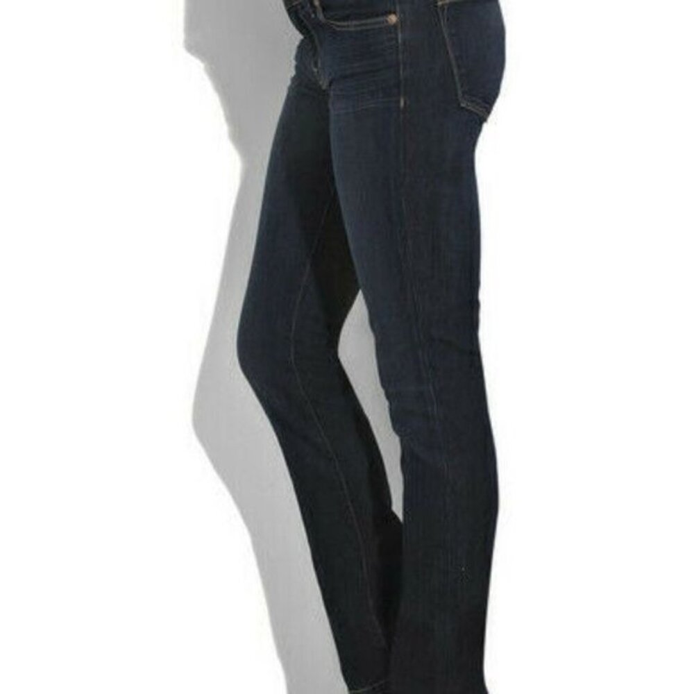 J Brand Size 27 912 LowRise Pencil Leg Skinny Stretch Jeans Dark Wash